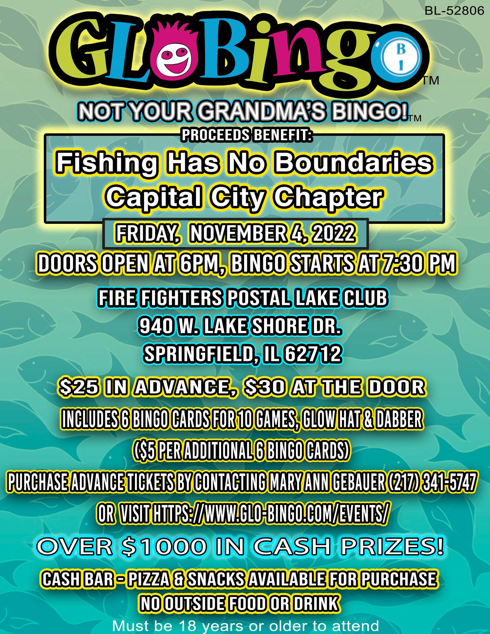 FHNB Glo Bingo SPRINGFIELD NOON LIONS CLUB